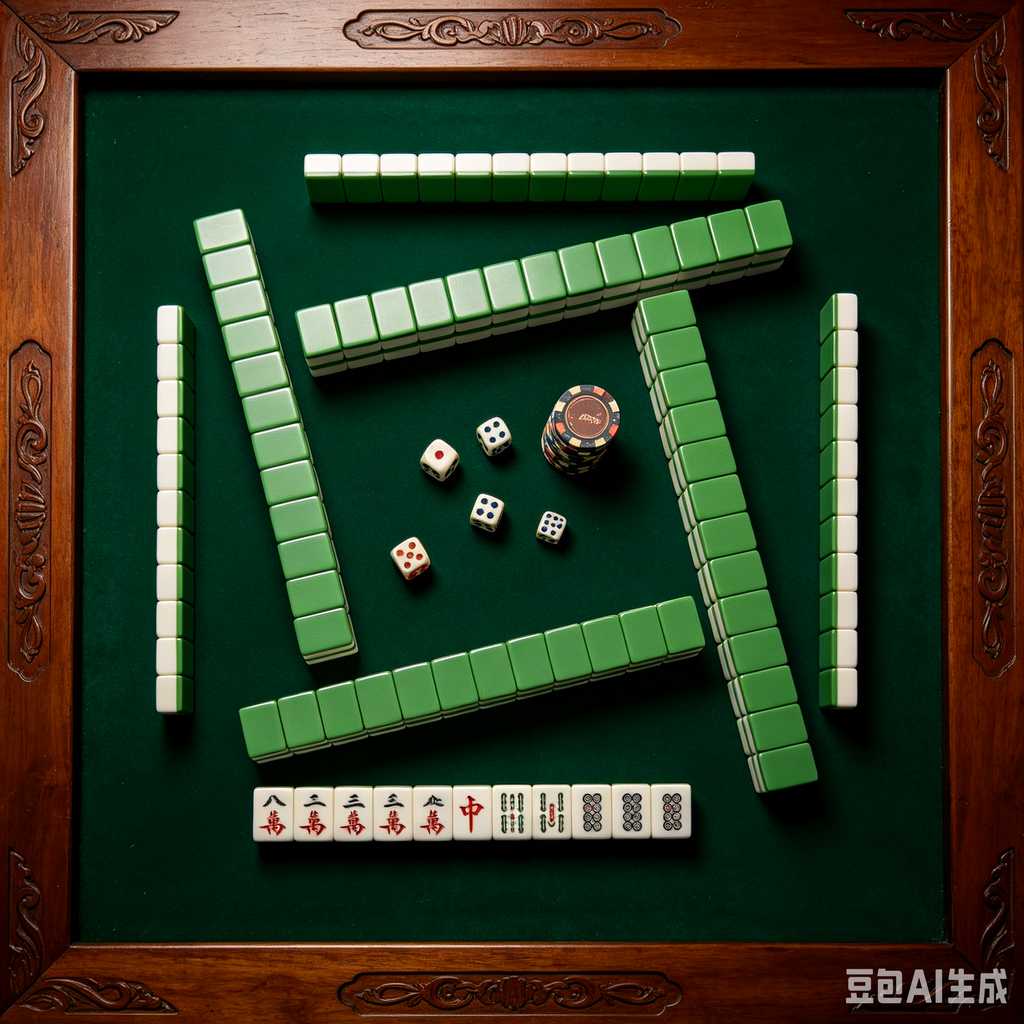 colored mahjong tile racks