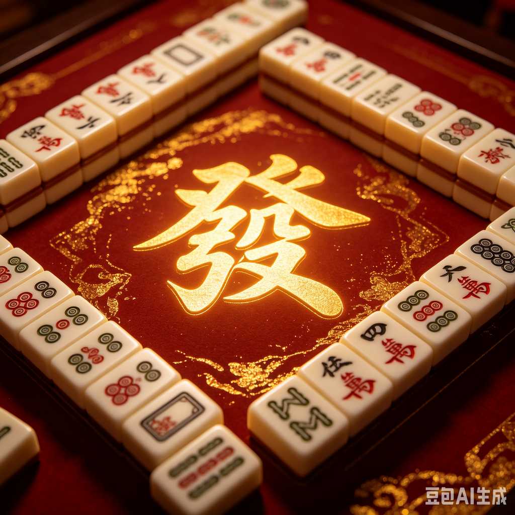 modern oriental mahjong set