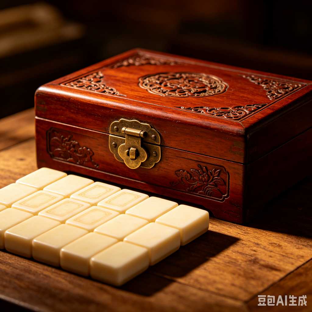 hand crafted mahjong set