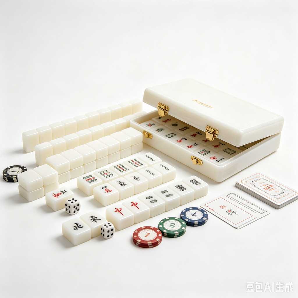 bright color mahjong tiles